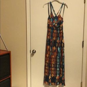 Multicolored maxi dress